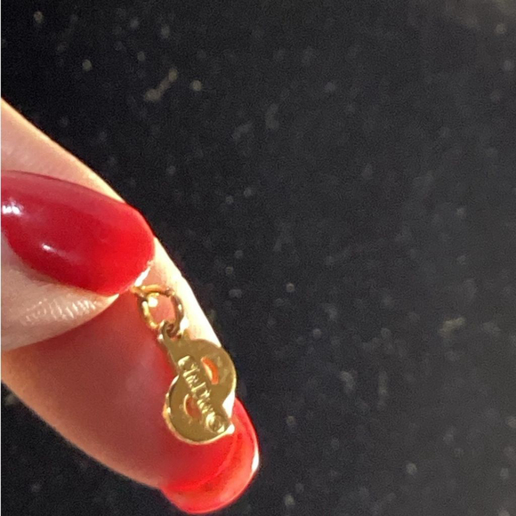 Christian Dior Vintage Enamel& Crystals Gold Plated 18in Necklace With COA - Picture 6 of 9